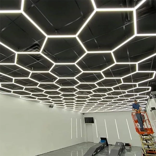 hex lights for wall